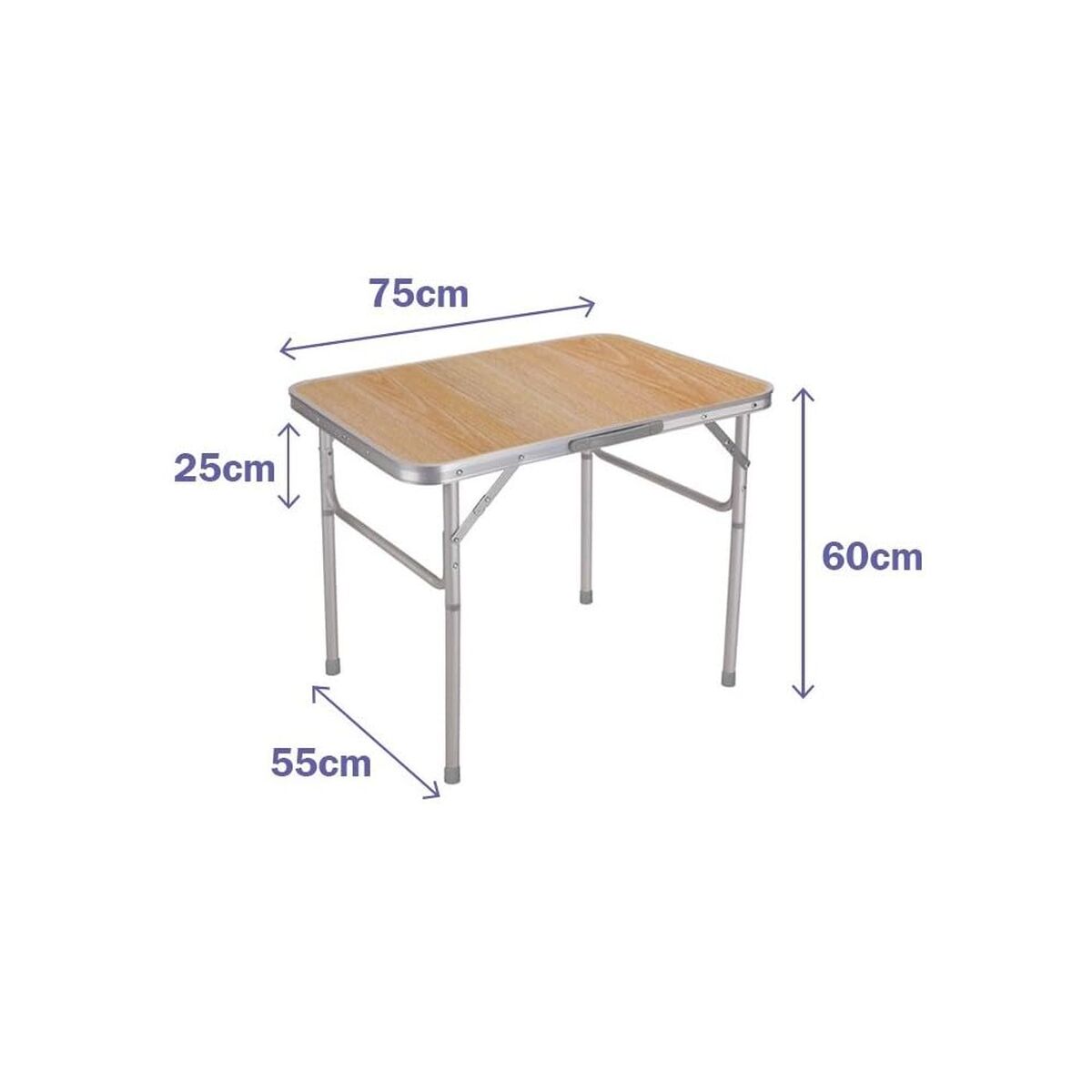 Vouwtafel Marbueno 75 x 60 x 55 cm