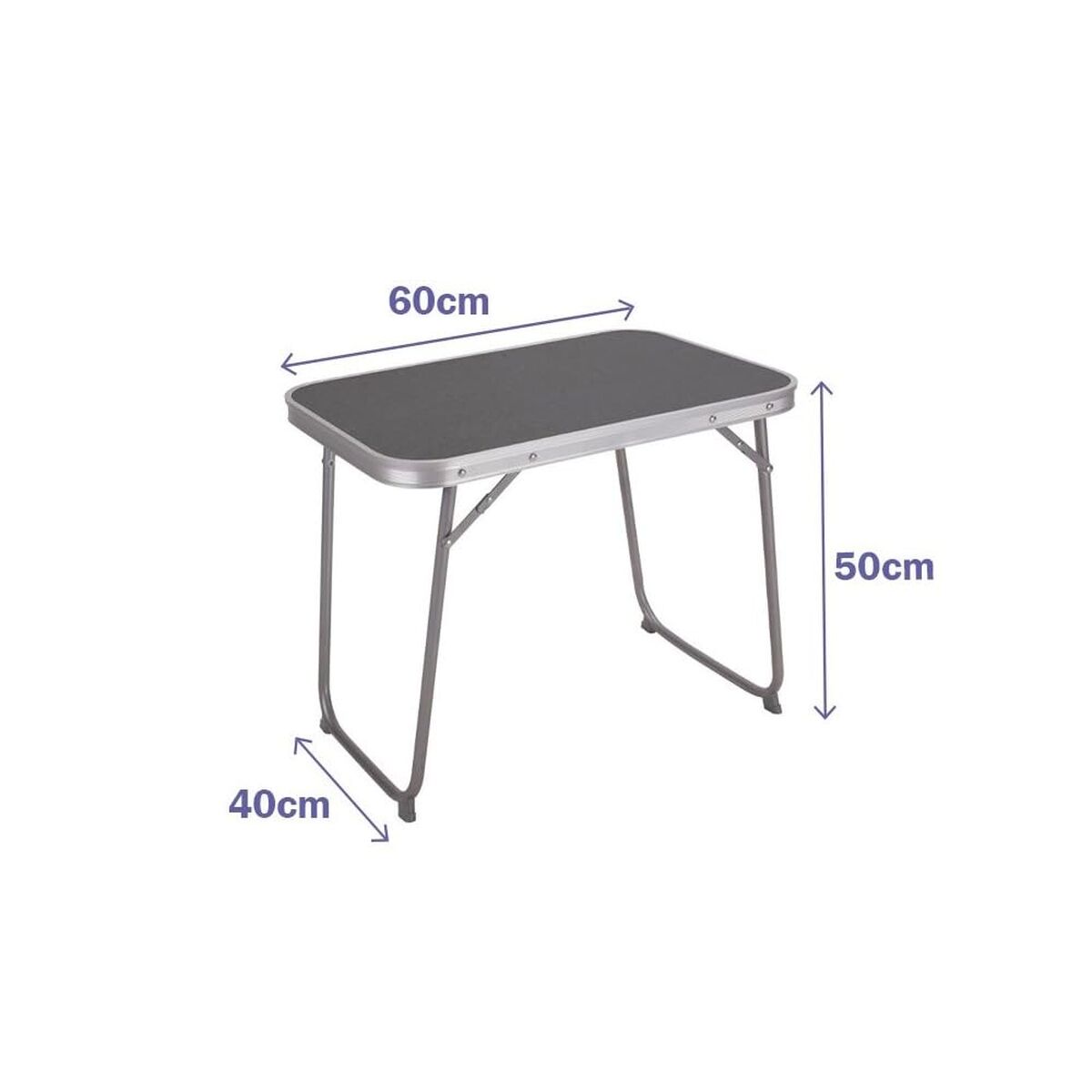 Vouwtafel Marbueno Grijs 60 x 40 x 50 cm
