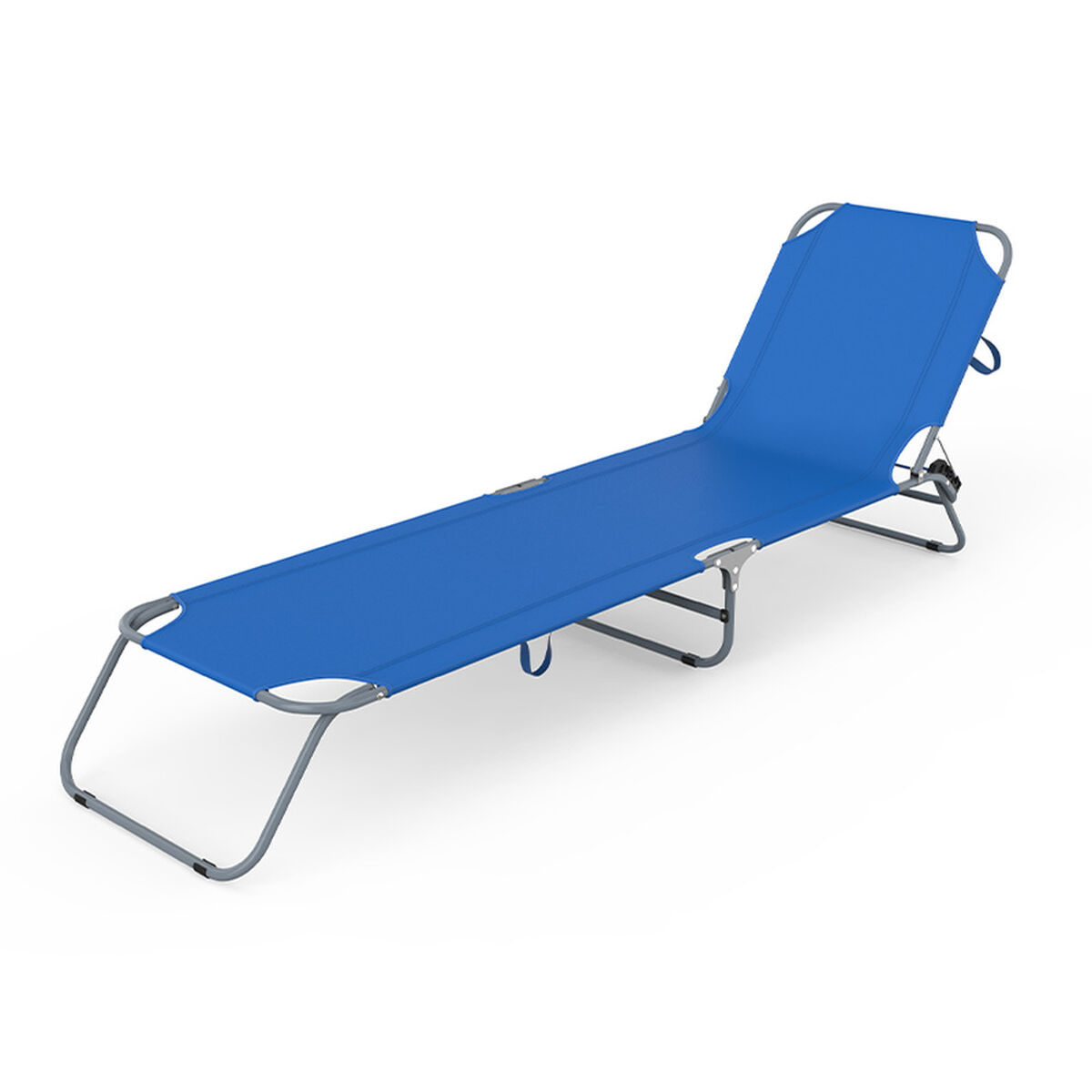 Solstol Marbueno Donkerblauw 187 x 24 x 55 cm 2 Stuks