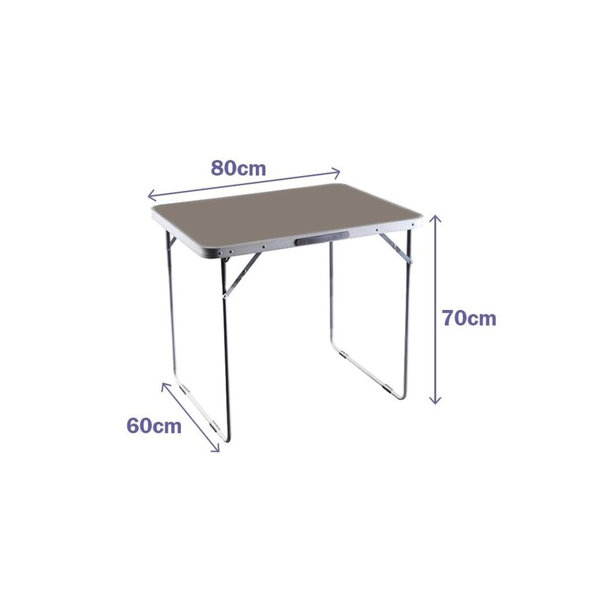 Vouwtafel Marbueno Bruin 80 x 60 x 70 cm