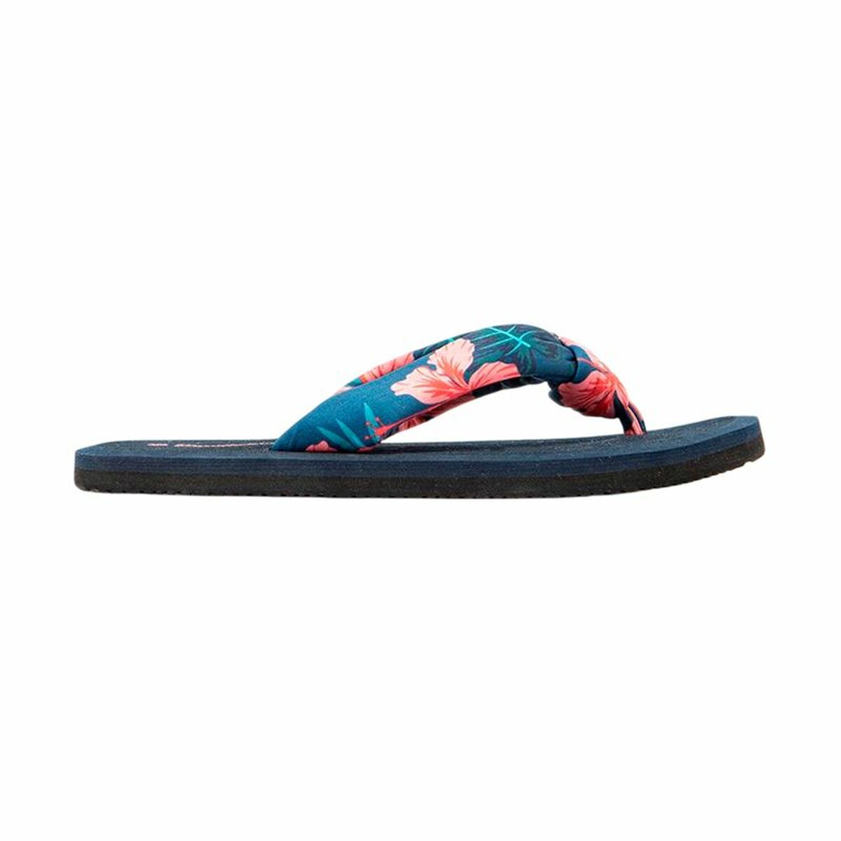Image secondaire de Tongs pour Femmes Brasileras Hibiscus Nudo Fuchsia Noir