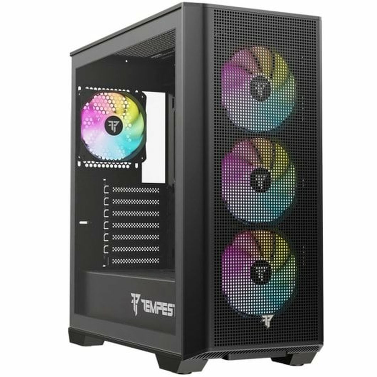 Case computer desktop ATX Tempest Fort Bianco