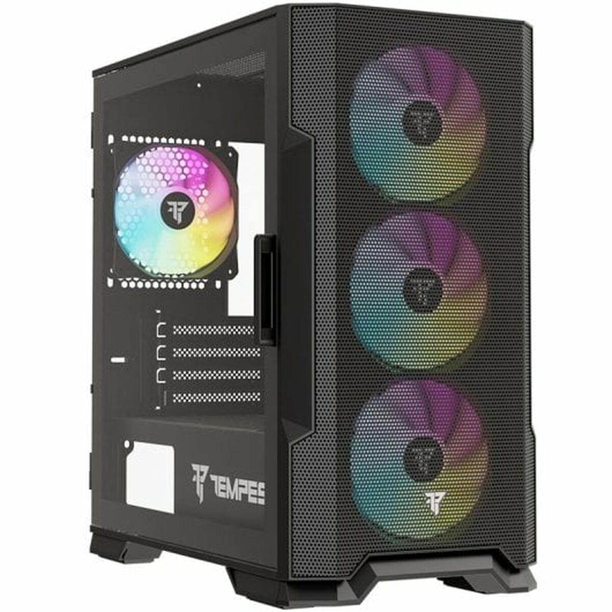 Case computer desktop ATX Tempest Stockade Nero