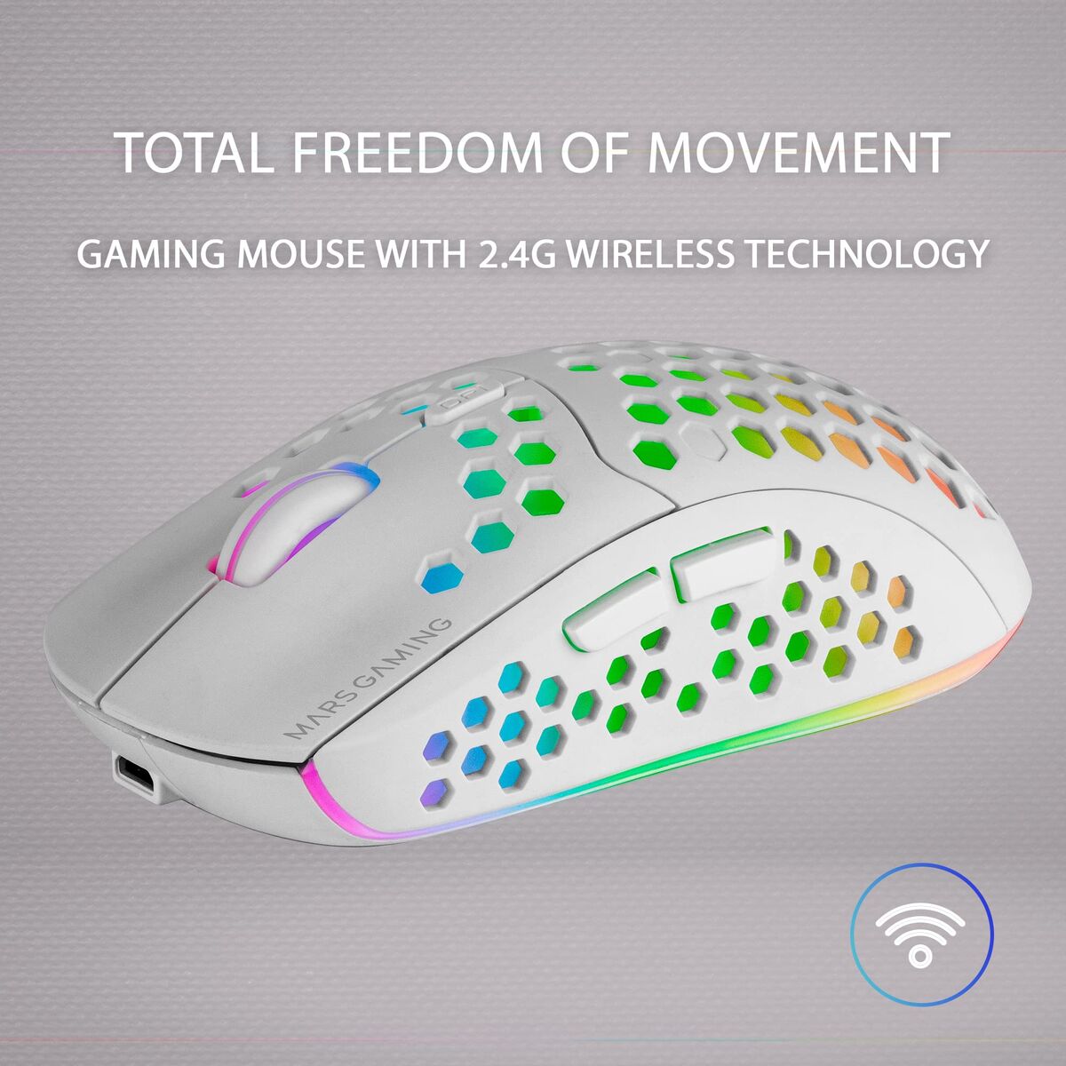 Bild von Mouse Mars Gaming MMW3 79G 3200 DPI White