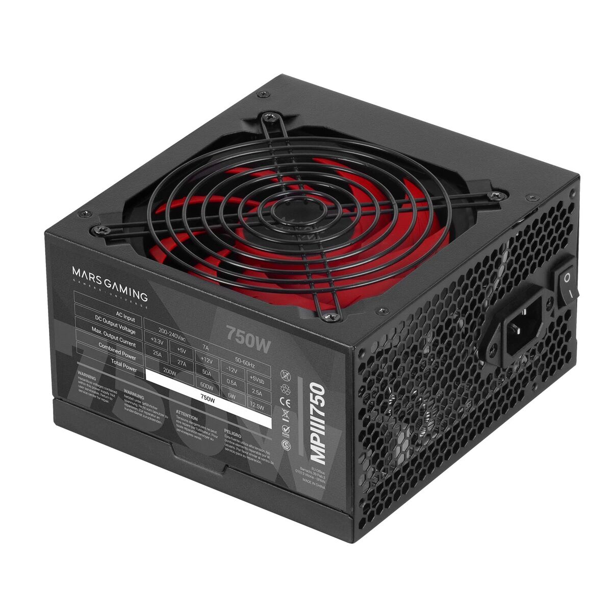 Bild von Power supply Mars Gaming MPIII750 ATX 750 W