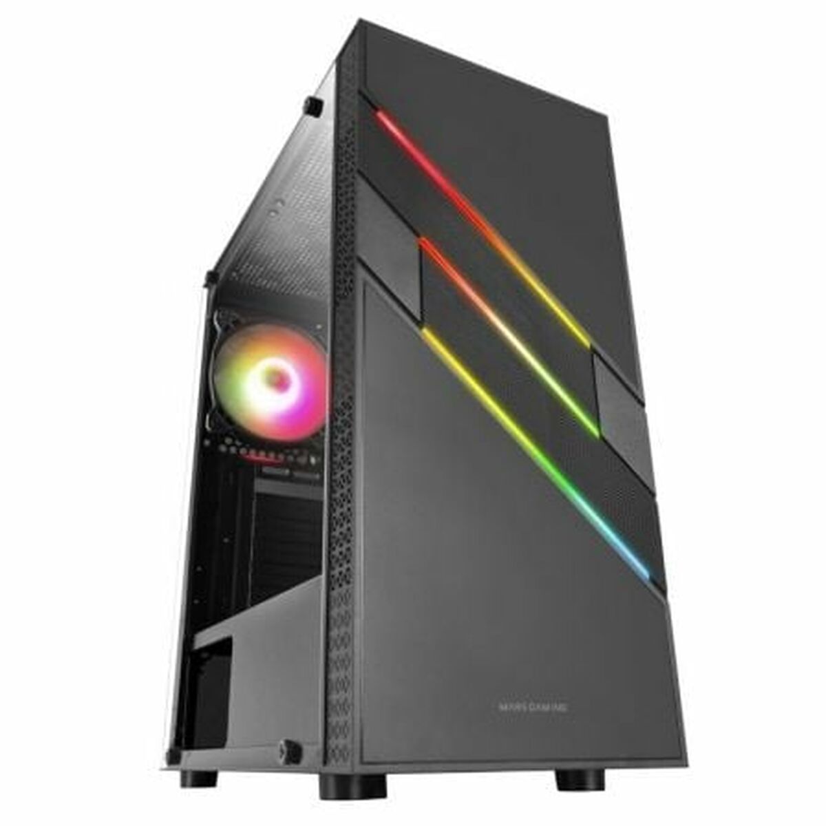 Kép ATX Semi-tower Box Mars Gaming MCU3 Black ARGB