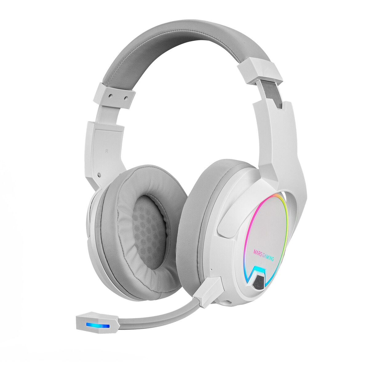 Bild von Headphones with Microphone Mars Gaming MHW-100 White