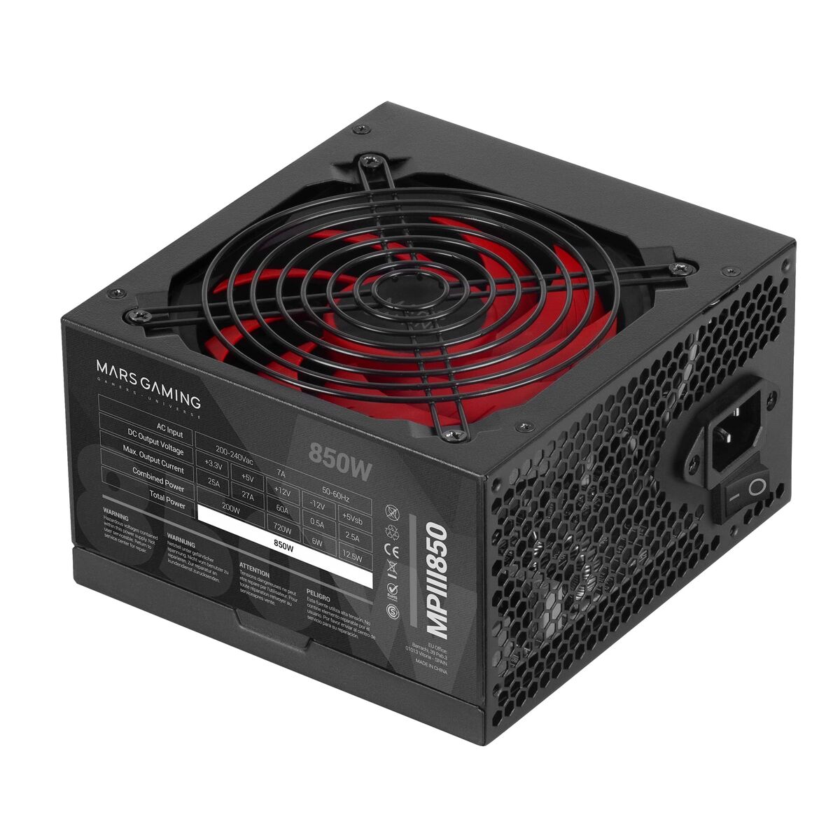 Bild von Power supply Mars Gaming MPIII850 850 W 6 W 200 W ATX