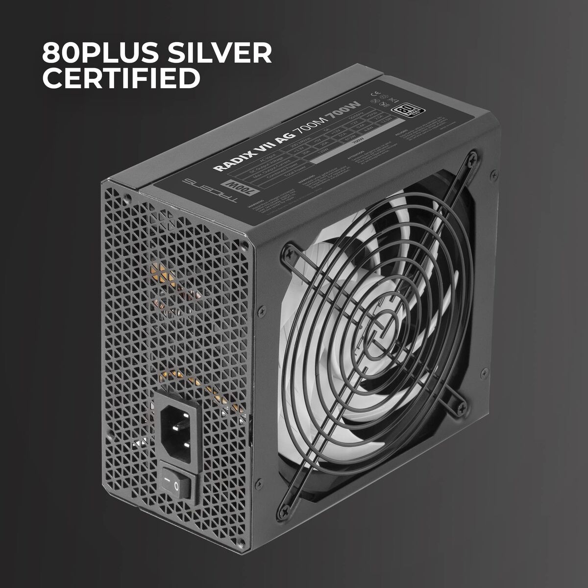 Bild von Power supply Tacens Radix VII 80 Plus Silver 700 W