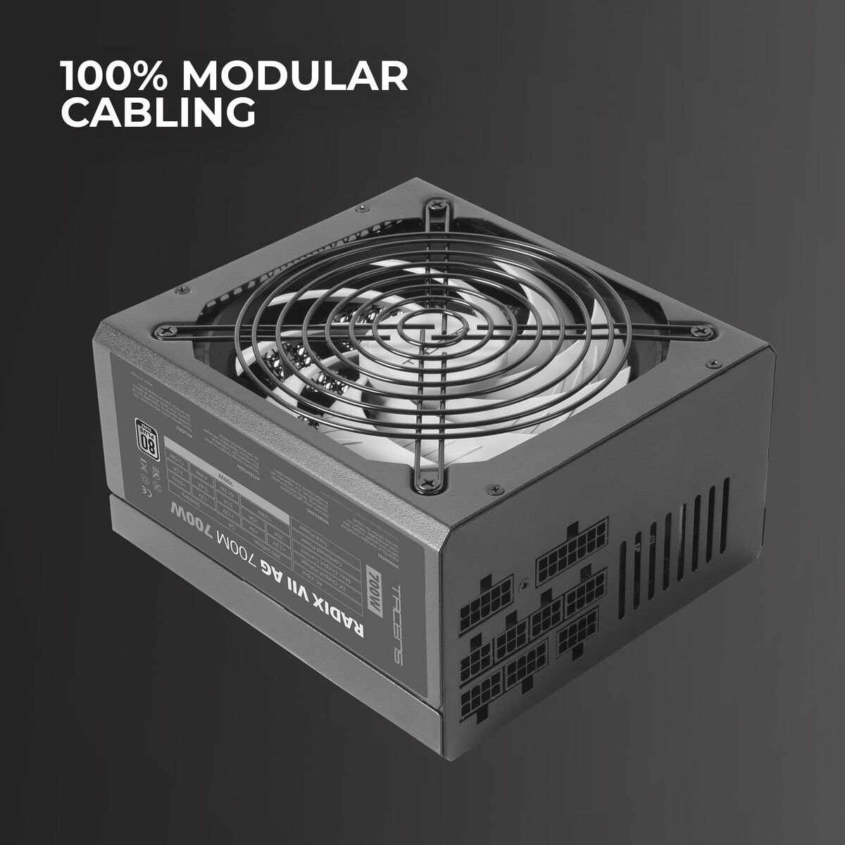 Bild von Power supply Tacens Radix VII 80 Plus Silver 700 W