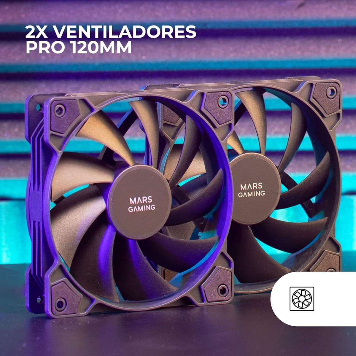 Picture of Box Ventilator Mars Gaming MFPROX2 Ø 12 cm