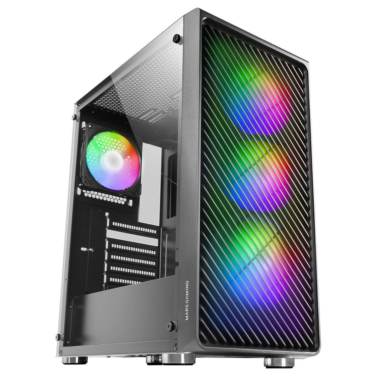 Picture of ATX Semi-tower Box Mars Gaming MCF Black