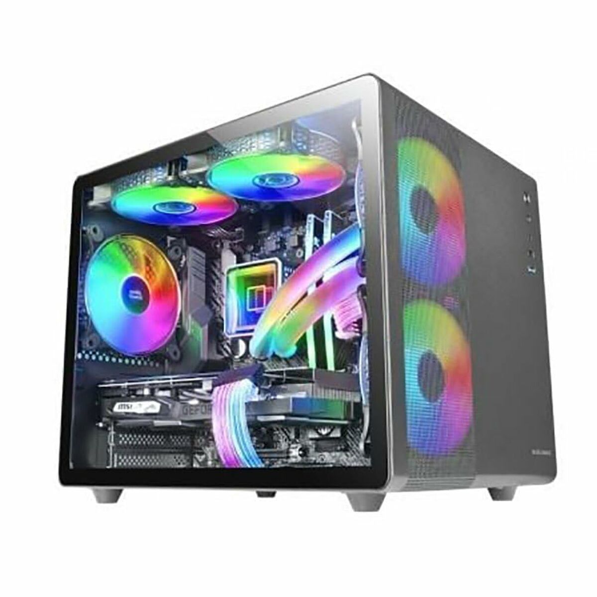 Picture of ATX Semi-tower Box Mars Gaming MC400 White Black