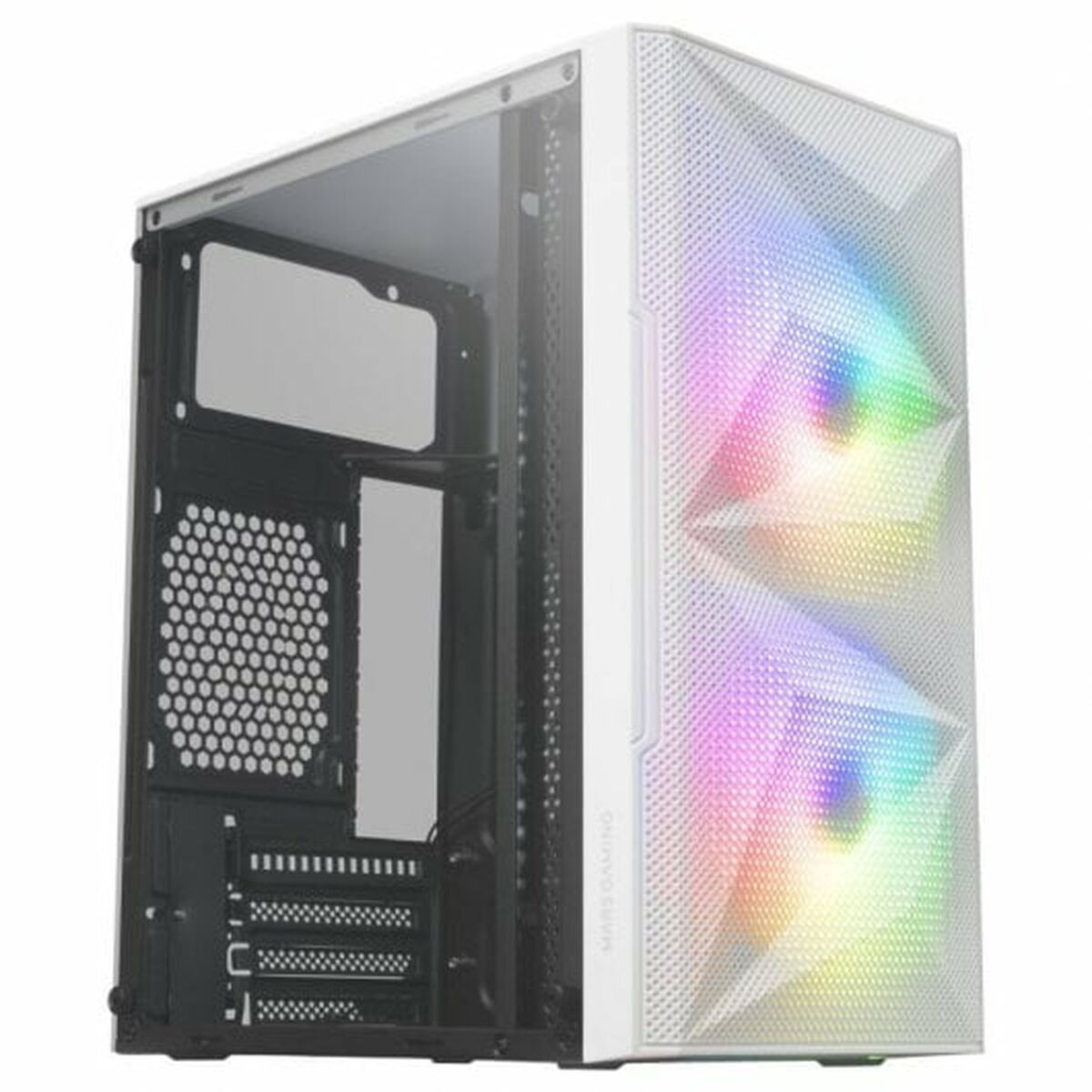 Picture of ATX Semi-tower Box Mars Gaming MCMEW White