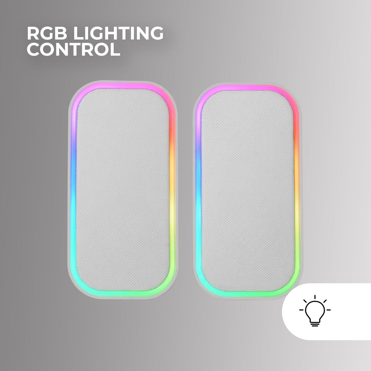 Obrazek PC Speakers Mars Gaming MS-OM White 20 W 4 W