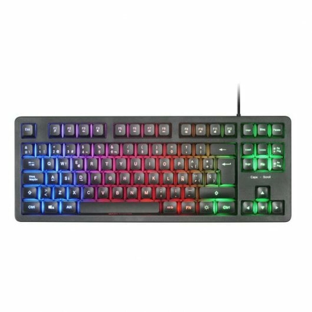 Obrazek Keyboard Mars Gaming MK023ES Black Spanish Qwerty