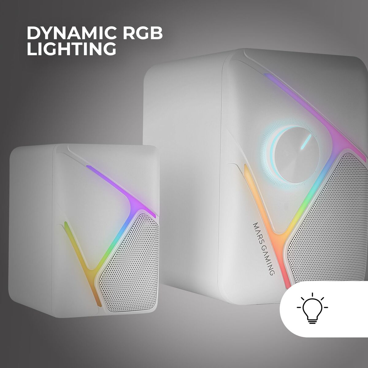 Bild von PC Speakers Mars Gaming MSH21W White 4 W