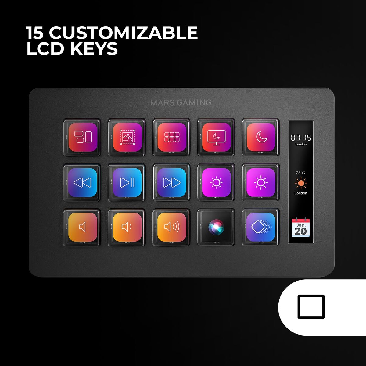 Bild von Privacy Filter for Monitor Mars Gaming MSDONE