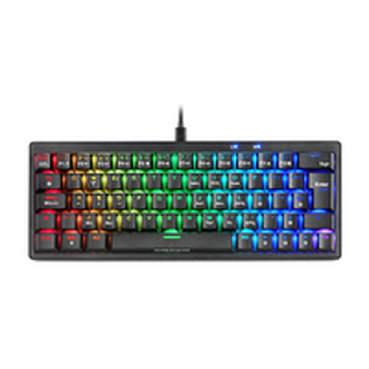 Bild von Keyboard with Gaming Mouse Mars Gaming MKMINIPROBRES Qwerty US Black