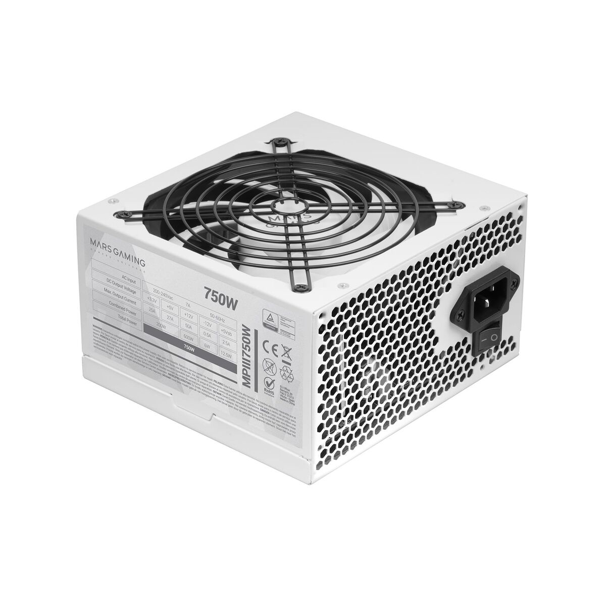 Bild von Power supply Mars Gaming MPIII750 600 W 750 W 6 W 200 W