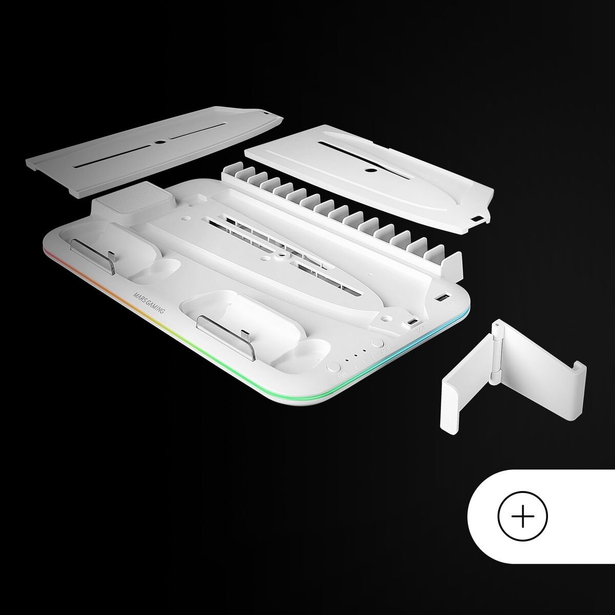 Bild von Headphone stand Mars Gaming MPS5B2 White