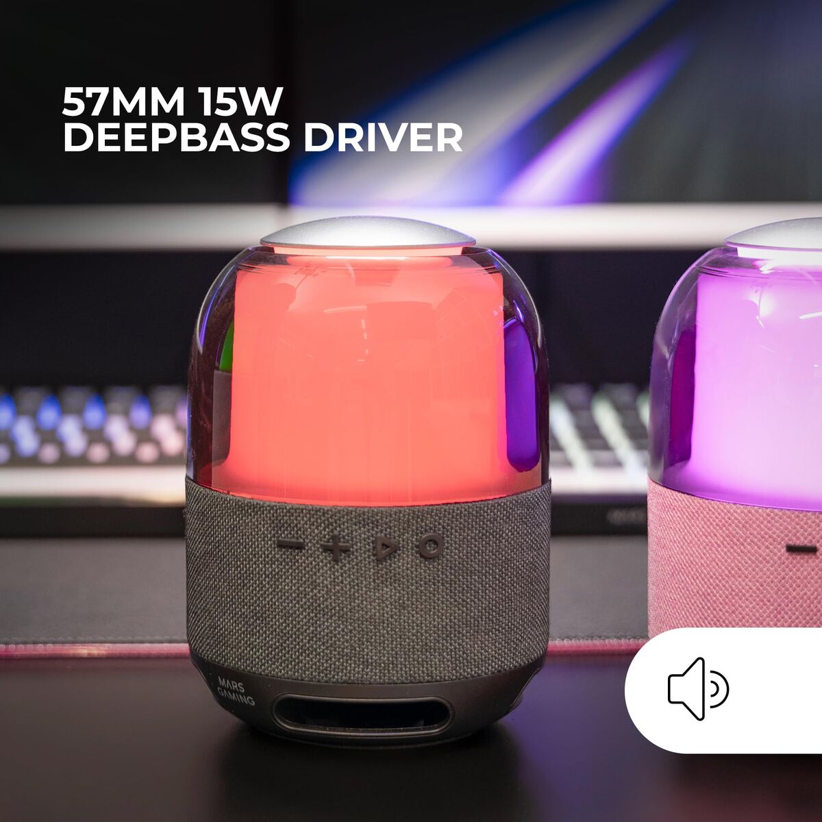 Bild von PC Speakers Mars Gaming MSFLOW Black 15 W 4 W