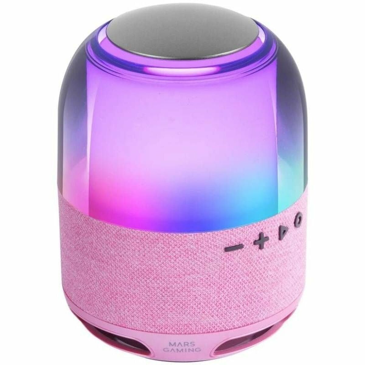 Dankzij de draagbare Bluetooth®-luidsprekers Mars Gaming MSFLOWP Roze 15 W 4 W