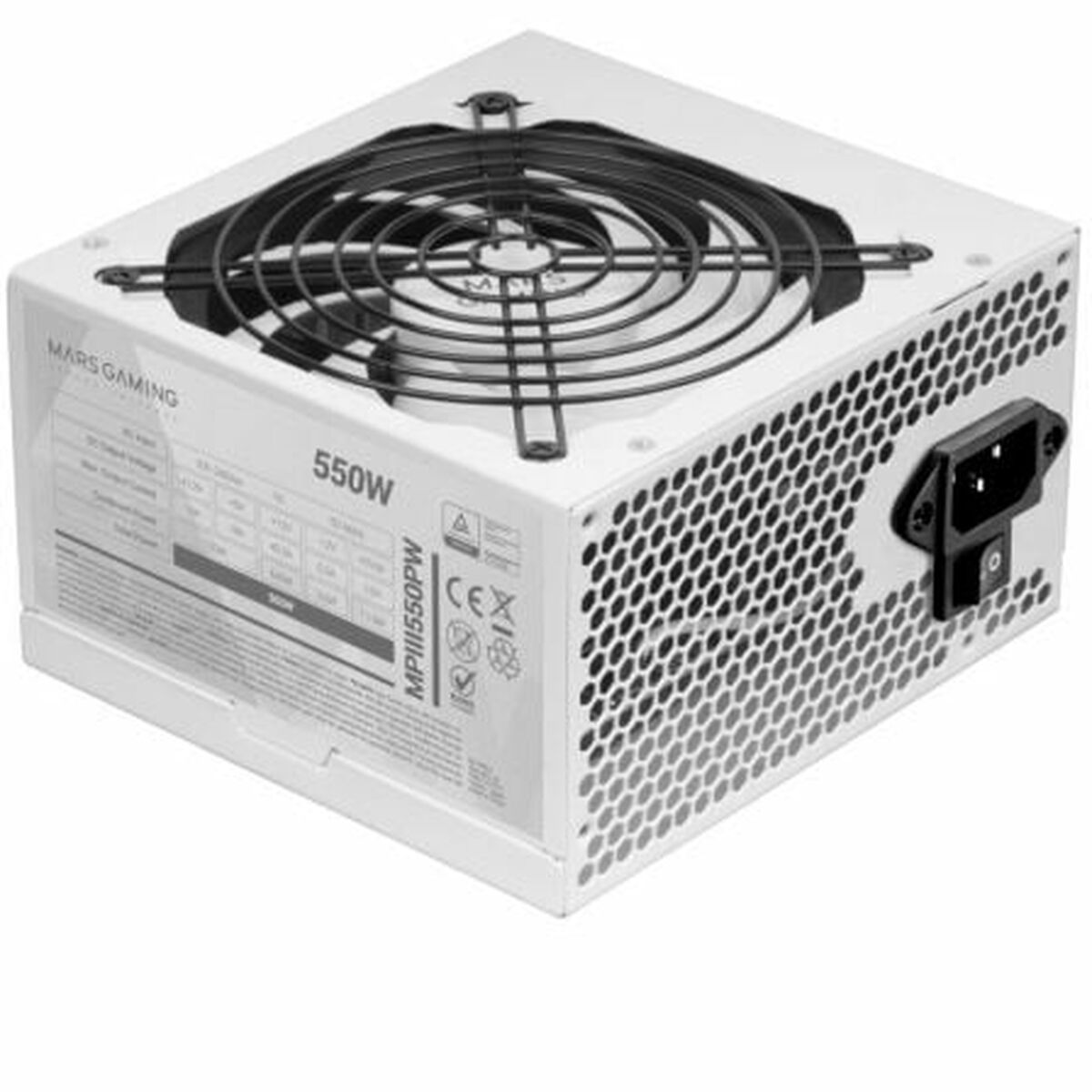 Afbeeldingen van Power supply Mars Gaming MPIII550PW ATX 550 W