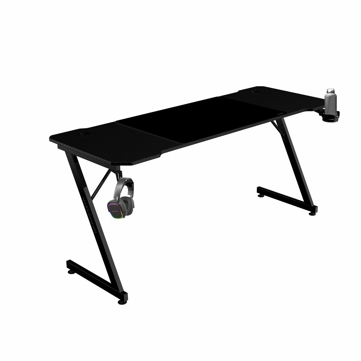 Afbeeldingen van Desk Gaming Mars Gaming ERGO Black 160 x 60 cm