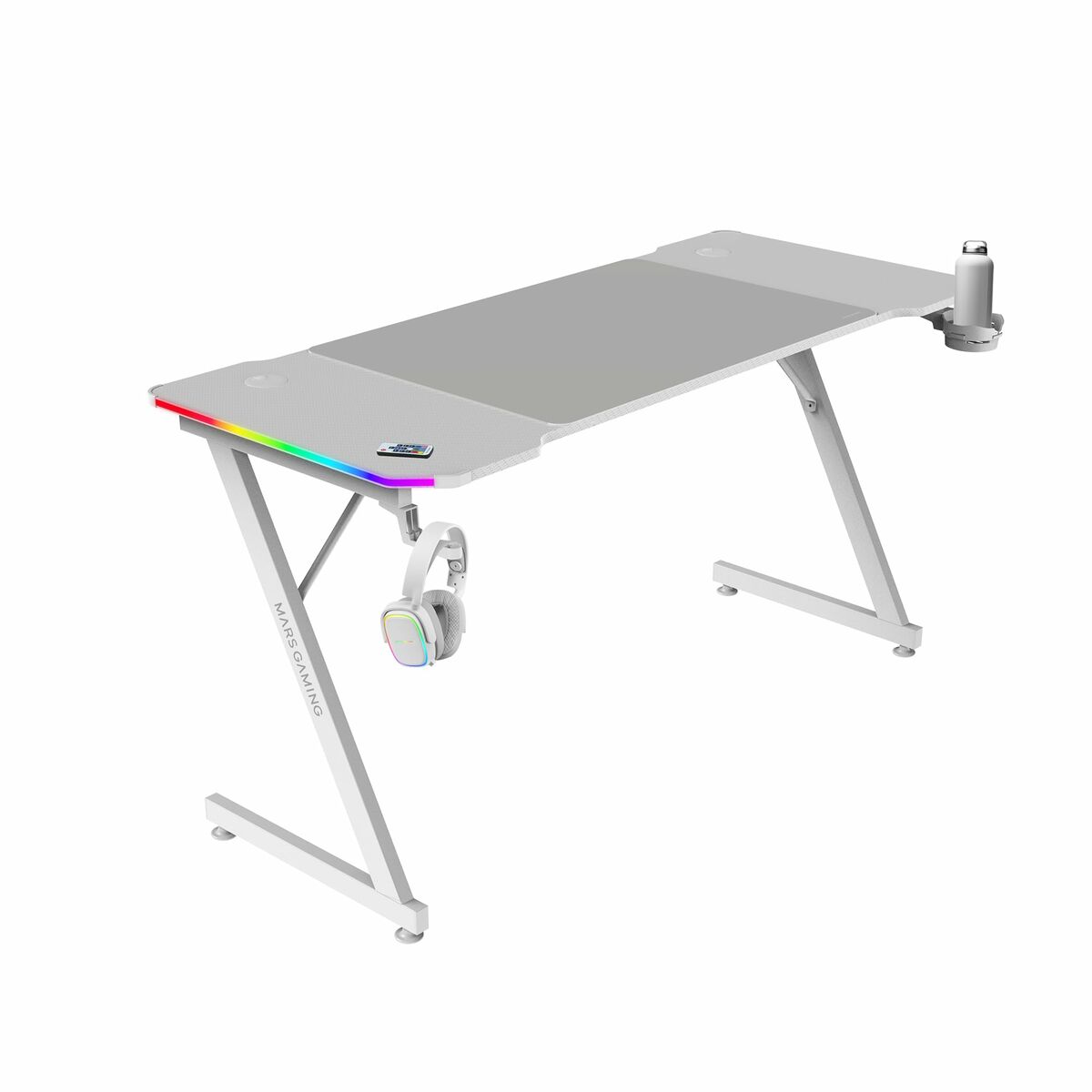 Afbeeldingen van Desk Gaming Mars Gaming ERGO White 140 x 60 cm