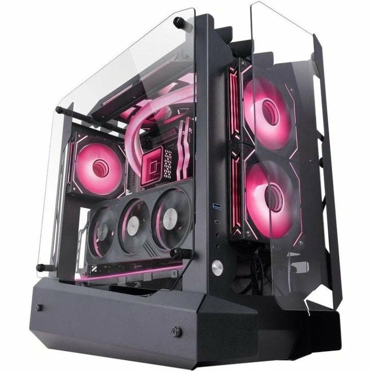 Afbeeldingen van ATX Semi-tower Box Mars Gaming MCEDGE Black