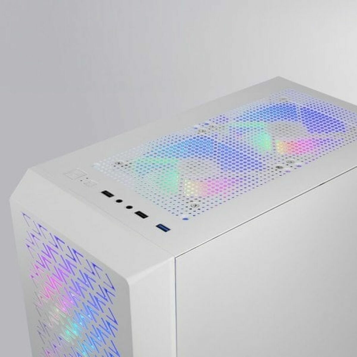 Afbeeldingen van ATX Semi-tower Box Mars Gaming MCGEOW White