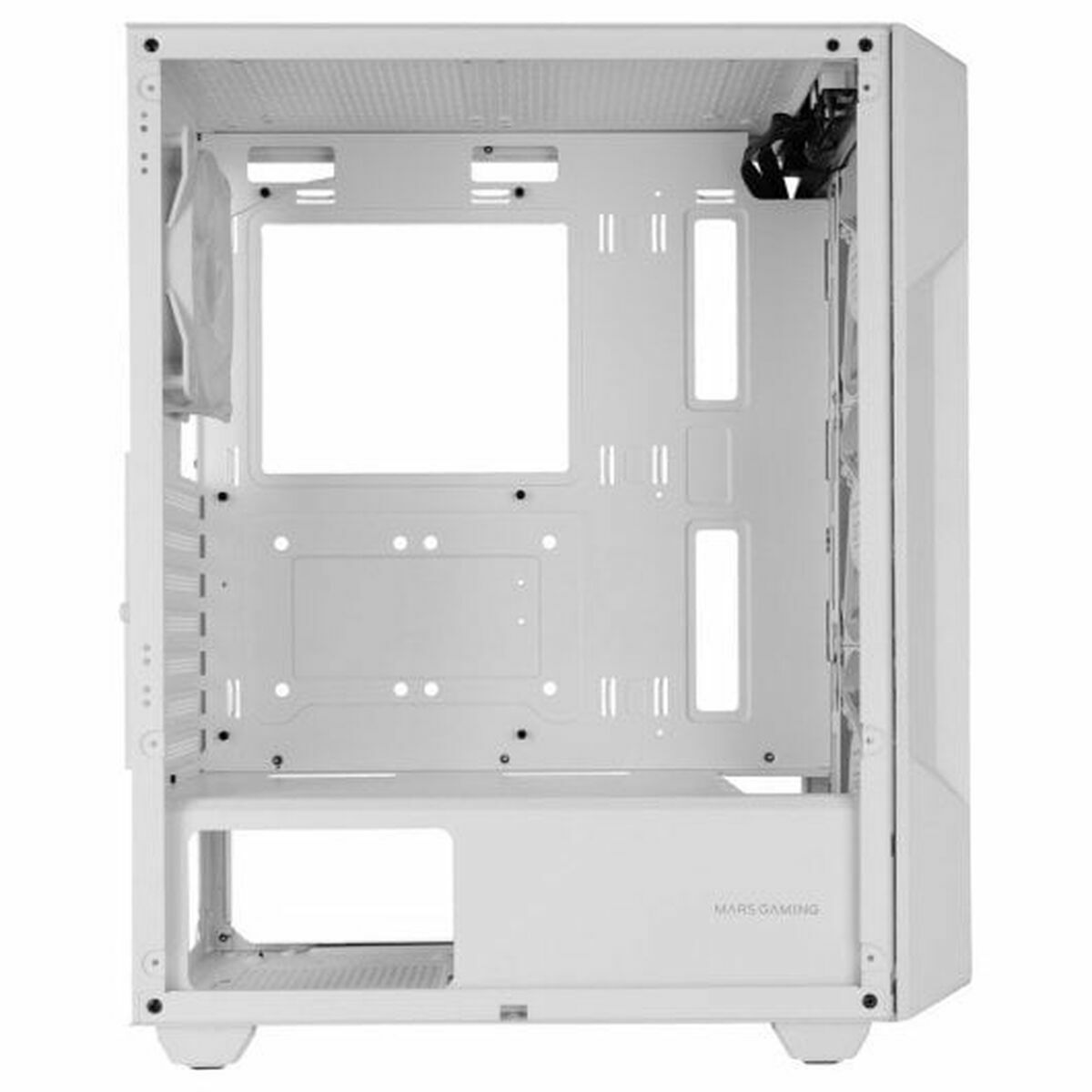 Afbeeldingen van ATX Semi-tower Box Mars Gaming MCGEOW White