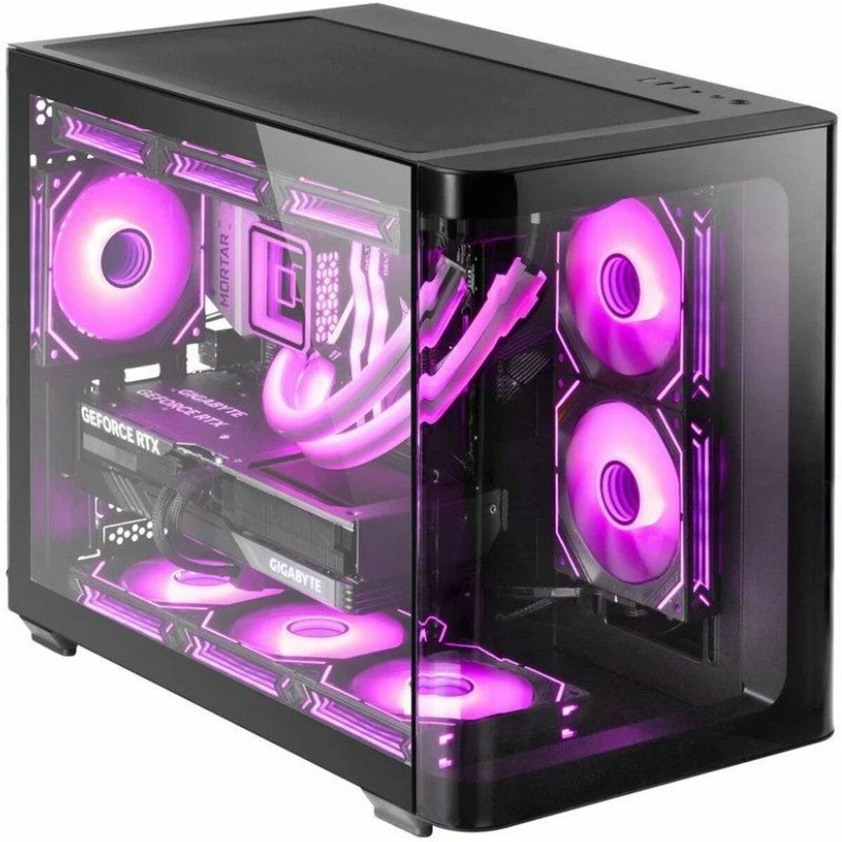 Picture of ATX Semi-tower Box Mars Gaming MCFUSIONM Black