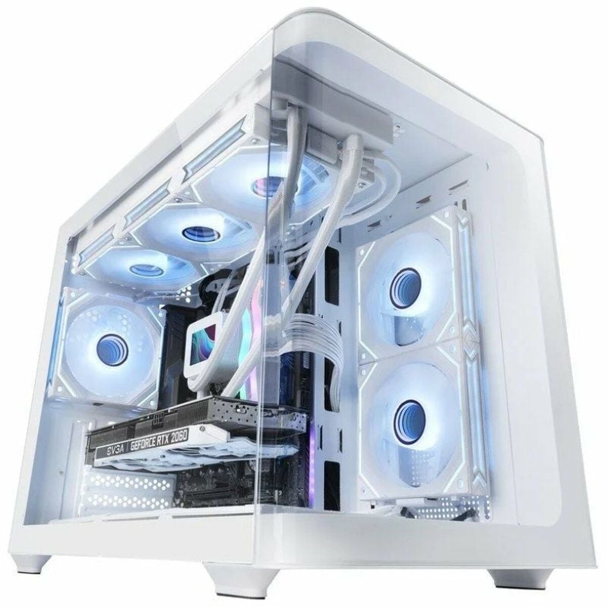 Κουτί Μέσος Πύργος ATX Mars Gaming MCFUSIONMW Λευκό