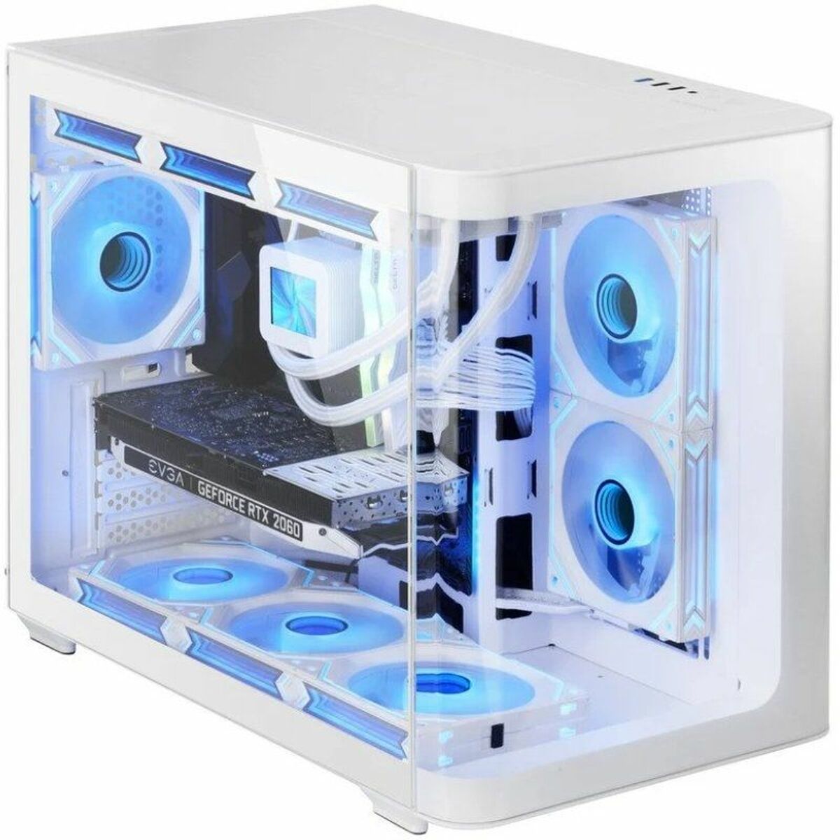 Picture of ATX Semi-tower Box Mars Gaming MCFUSIONMW White