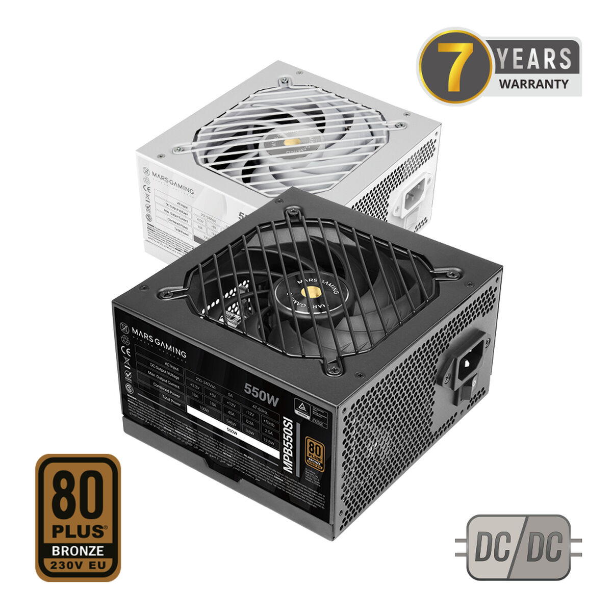 Bild von Power supply Mars Gaming TACMARS-MPB650SI 650 W 80 Plus Bronze