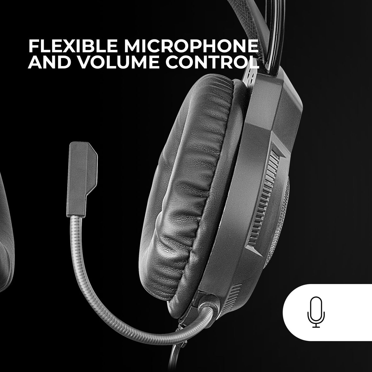 Microphone Mars Gaming MH124 Black Multicolour