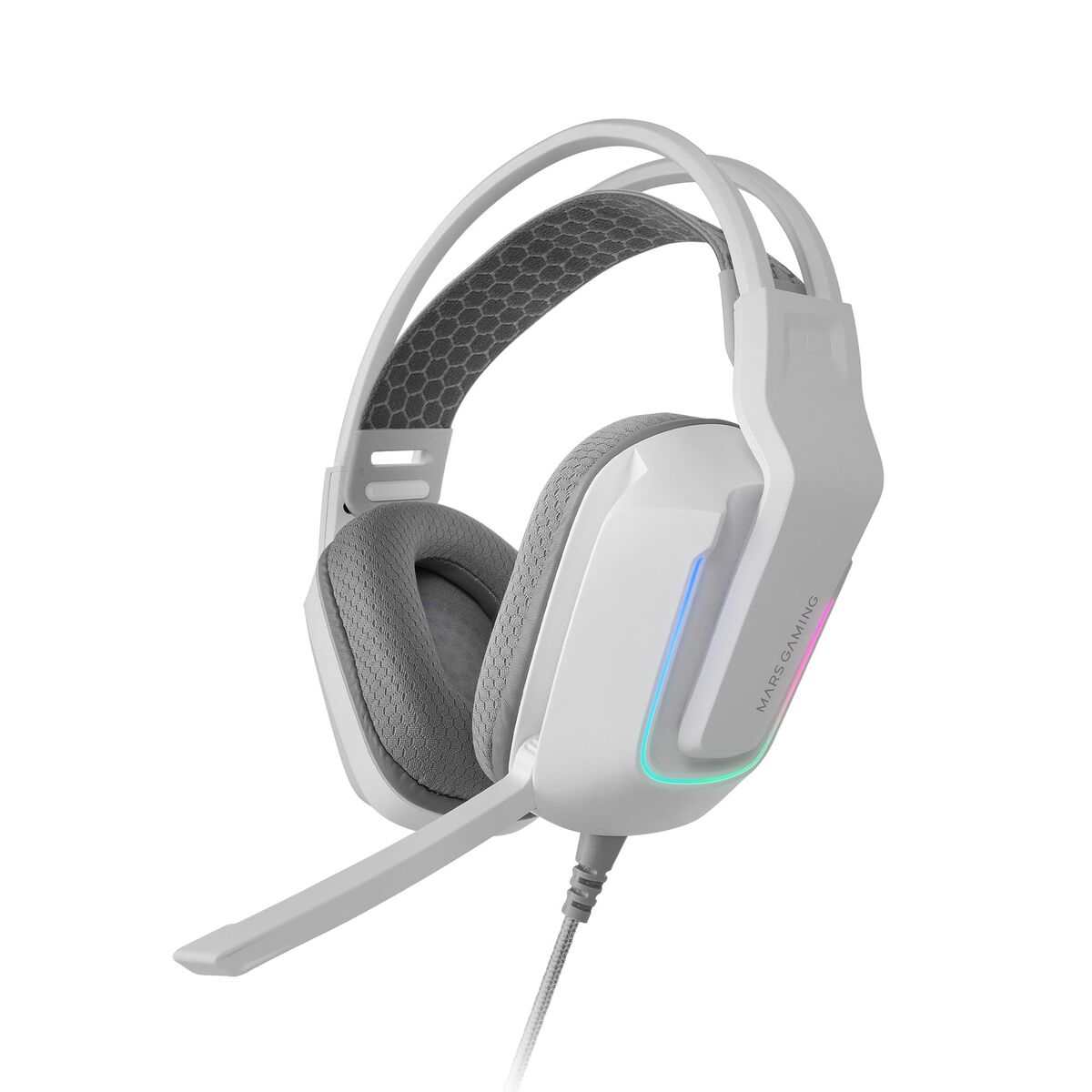 Bild von Gaming Headset with Microphone Mars Gaming MH-Strike White Multicolour