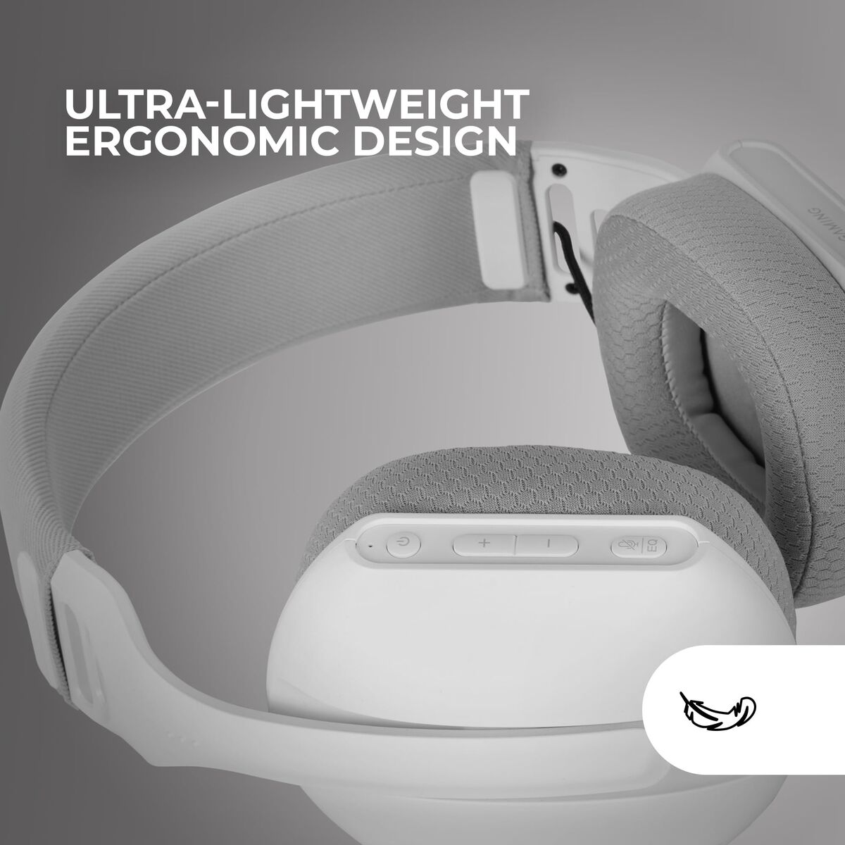 Headphones Mars Gaming MHWPROW White Multicolour