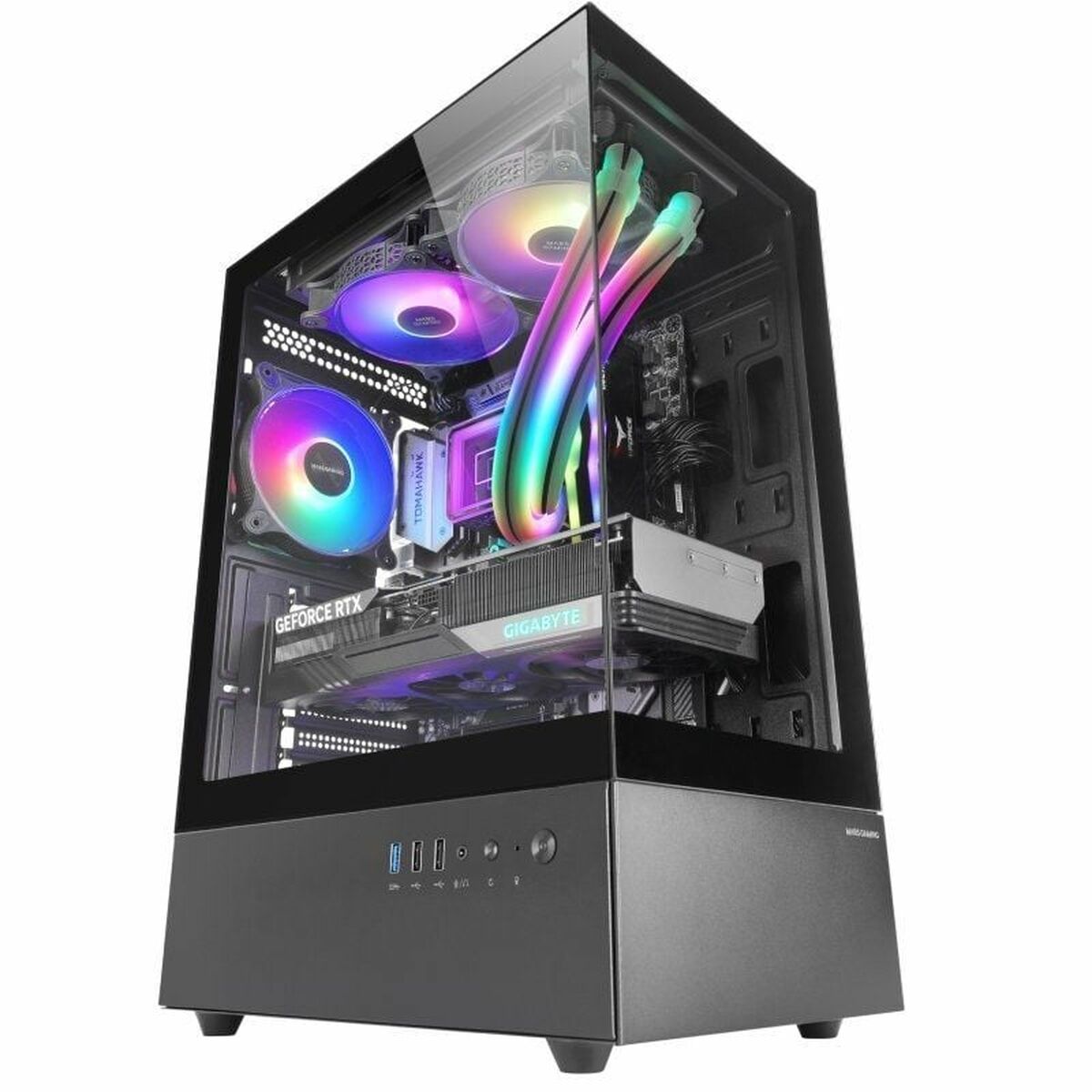 Κουτί Μέσος Πύργος ATX Mars Gaming MCXO Μαύρο