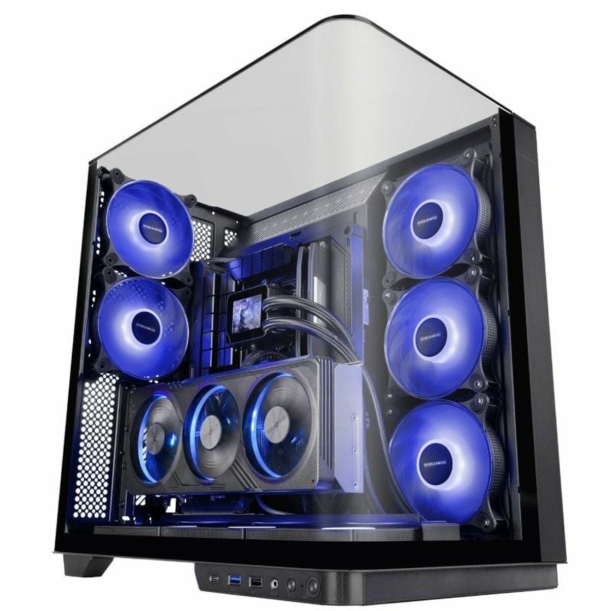 Afbeeldingen van ATX Semi-tower Box Mars Gaming MCINFINIO Black