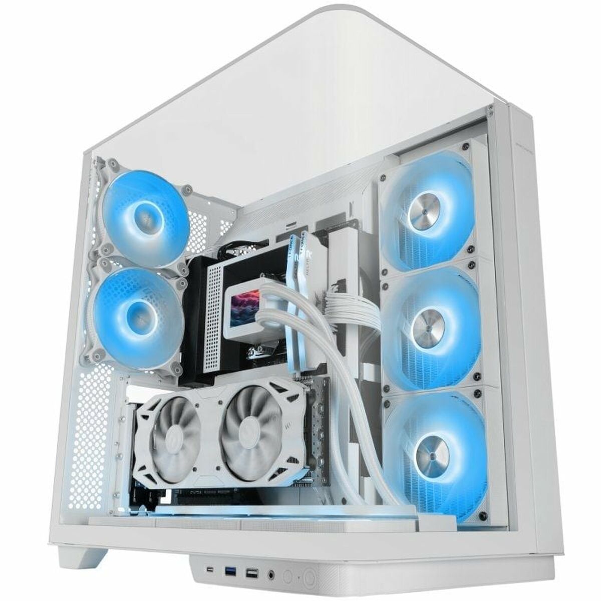 Afbeeldingen van ATX Semi-tower Box Mars Gaming MCINFINIOW White