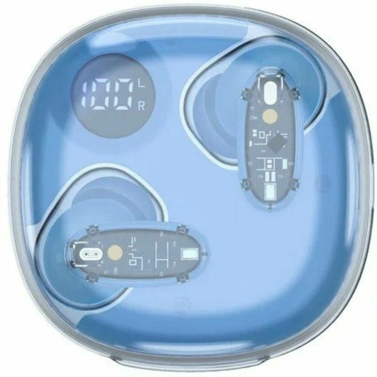 Picture of Wireless Earphones with Charging Case Mars Gaming MHIB2BL Blue