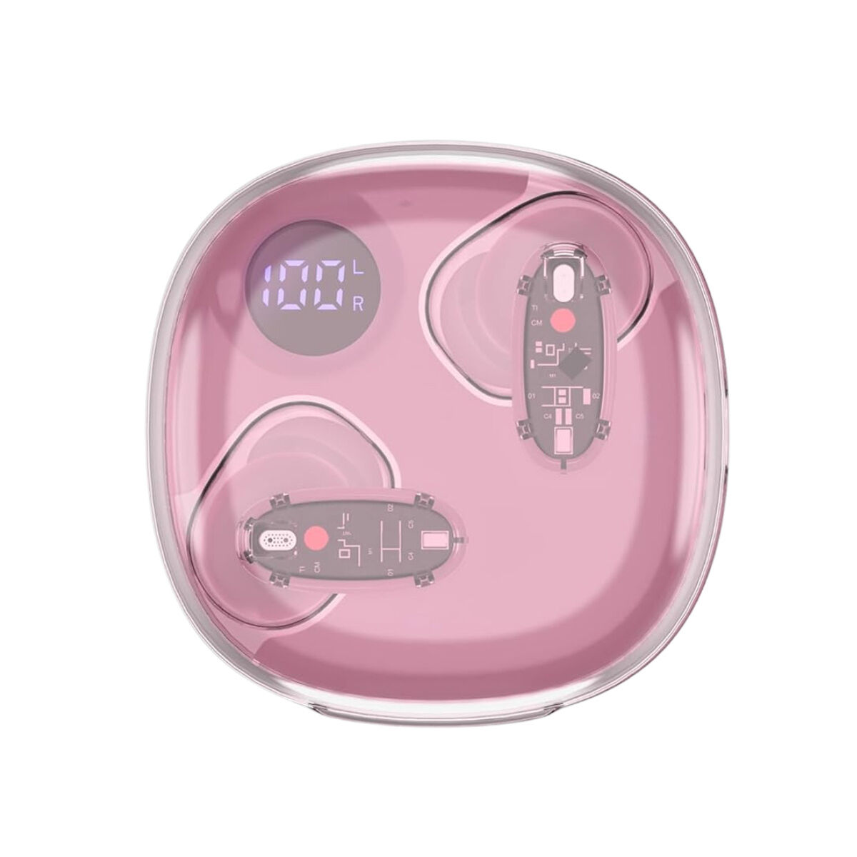 Picture of Wireless Earphones with Charging Case Mars Gaming Pink