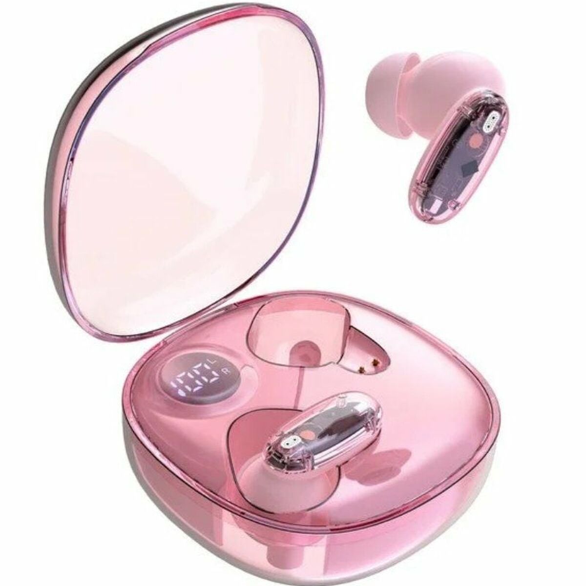 Image secondaire de Écouteurs Sans Fil avec Étui de Charge Mars Gaming MHIB2P Rose