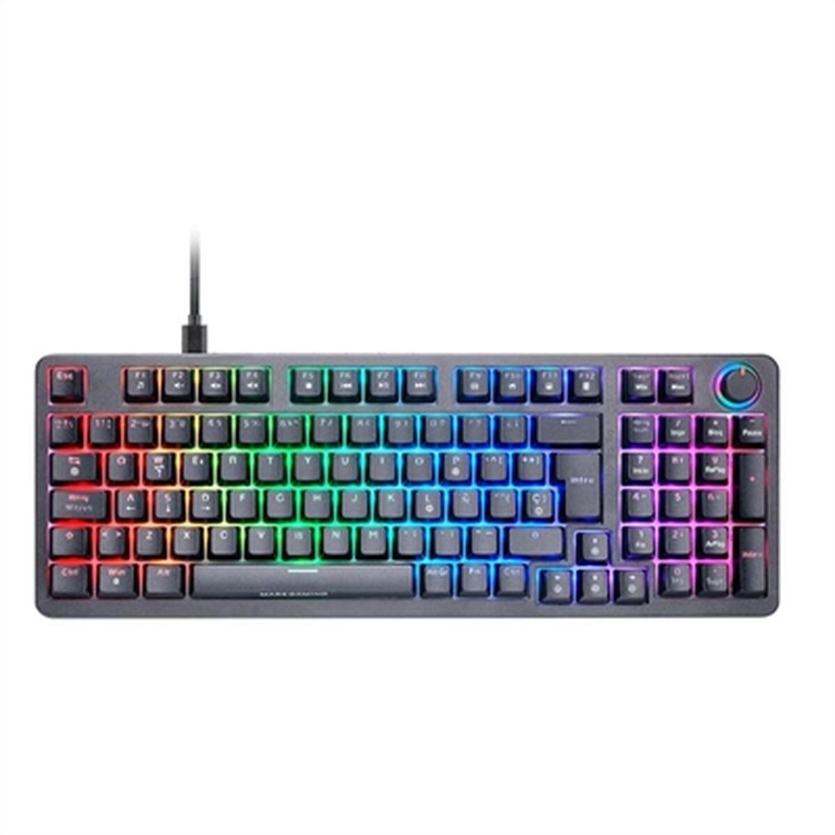 Afbeeldingen van Gaming Keyboard Mars Gaming MKPROBES Black Spanish Qwerty