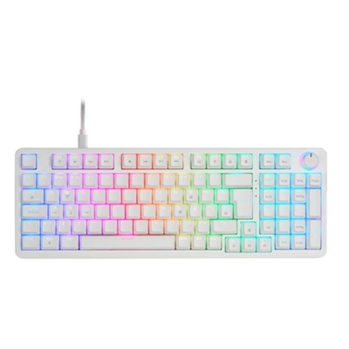 Afbeeldingen van Gaming Keyboard Mars Gaming MKPROWBES White Spanish Qwerty
