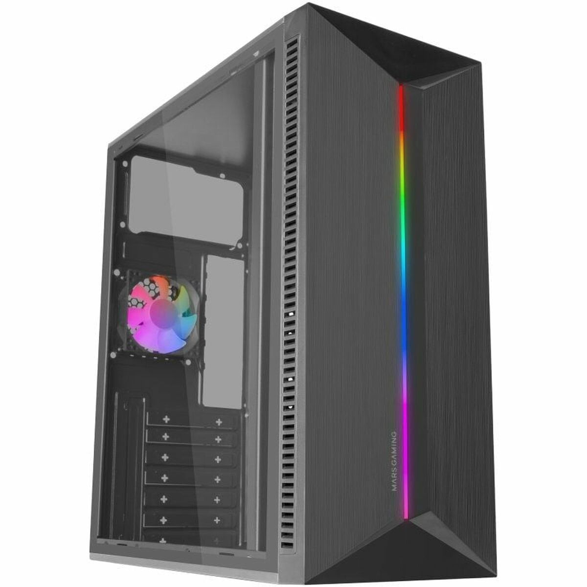 Afbeeldingen van ATX Semi-tower Box Mars Gaming MCBLAZE Black