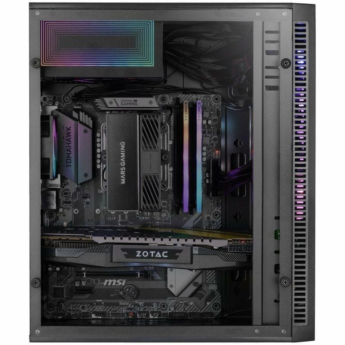 Afbeeldingen van ATX Semi-tower Box Mars Gaming MCBLAZE Black